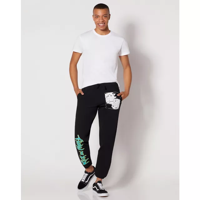 Decaying Rick and Morty Joggers at Spencer's