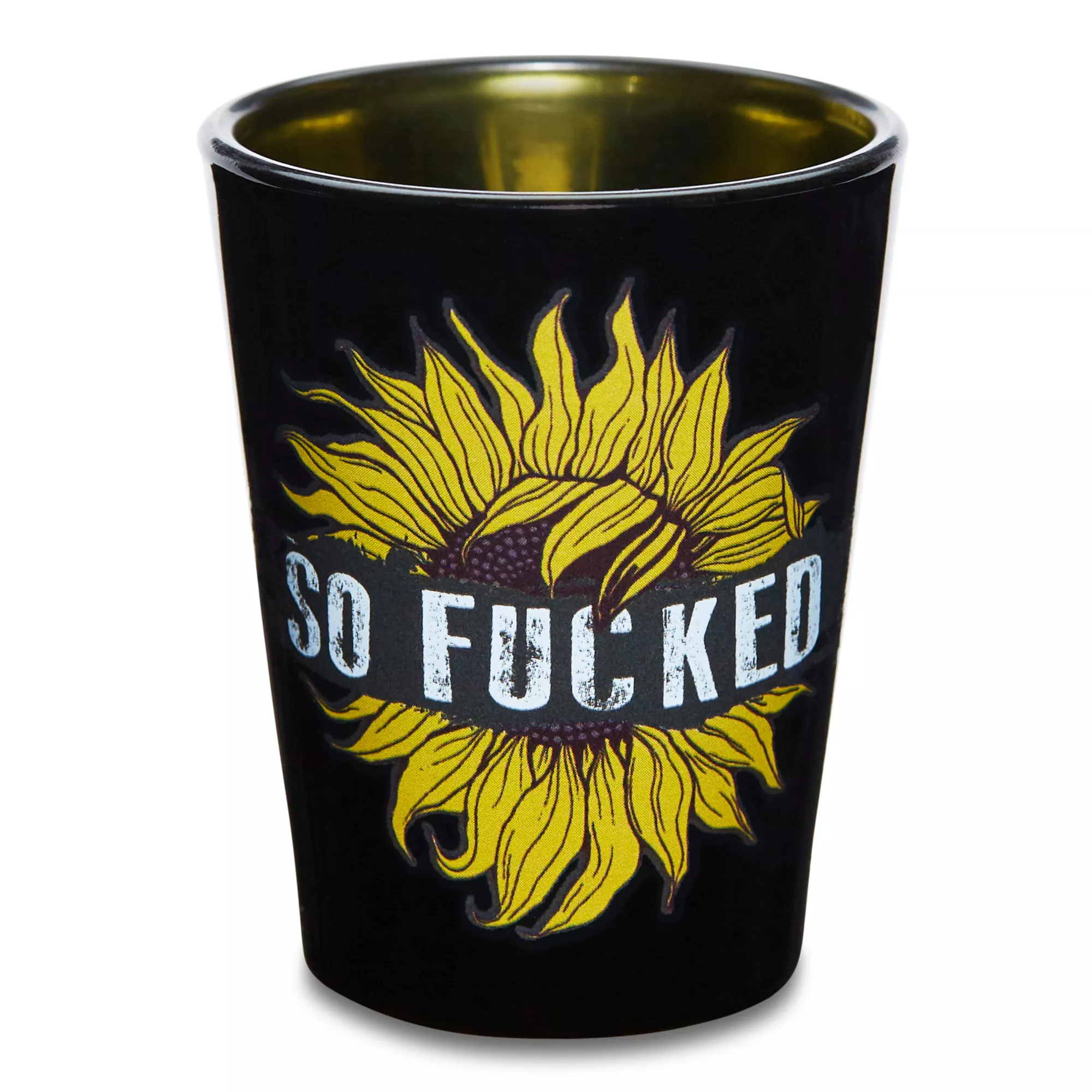 So Fucked Sunflower Shot Glass – 1.5 oz. at Spencer's