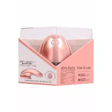Rose Goldtone Rechargeable Waterproof Hands-Free Suction and Vibration Toy at Spencer's