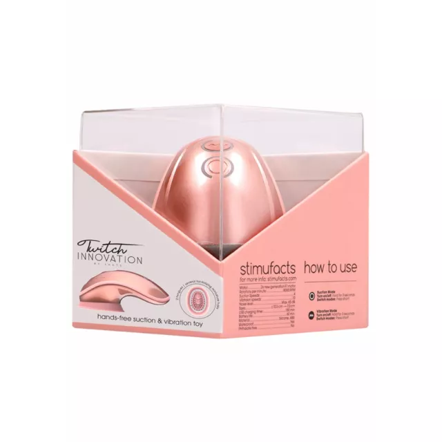Rose Goldtone Rechargeable Waterproof Hands-Free Suction and Vibration Toy at Spencer's