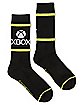 Xbox Logo Striped Crew Socks