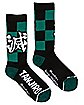 Tanjiro Kanji Athletic Crew Socks - Demon Slayer
