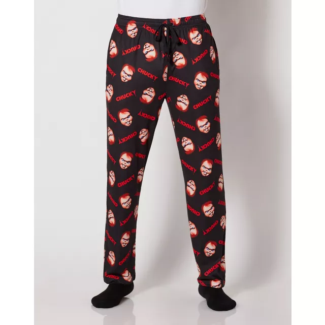 Chucky Print Lounge Pants at Spencer's