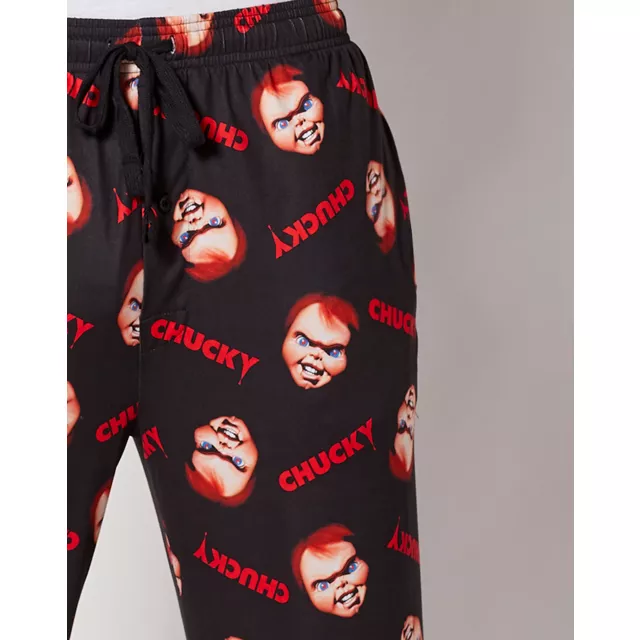 Chucky Print Lounge Pants at Spencer's