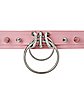 Spiked Pink O-Ring Collar Choker Necklace