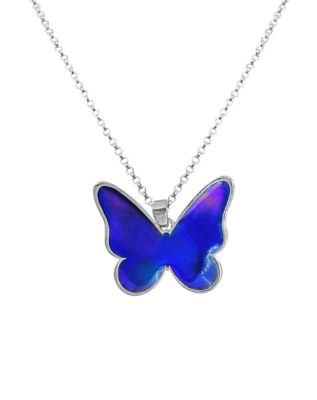 Butterfly Mood Necklace - Spencer's