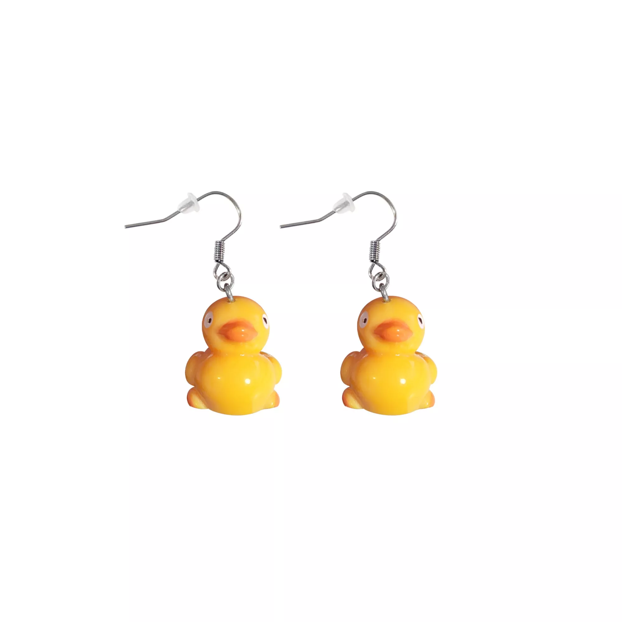 Rubber Duck Fishhook Dangle Earrings at Spencer's
