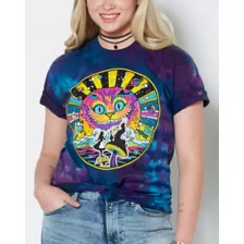 Tie Dye Cheshire Cat T Shirt at Spencer's