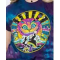 Tie Dye Cheshire Cat T Shirt at Spencer's
