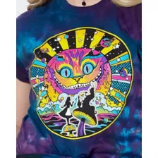 Tie Dye Cheshire Cat T Shirt at Spencer's