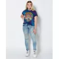 Tie Dye Cheshire Cat T Shirt at Spencer's
