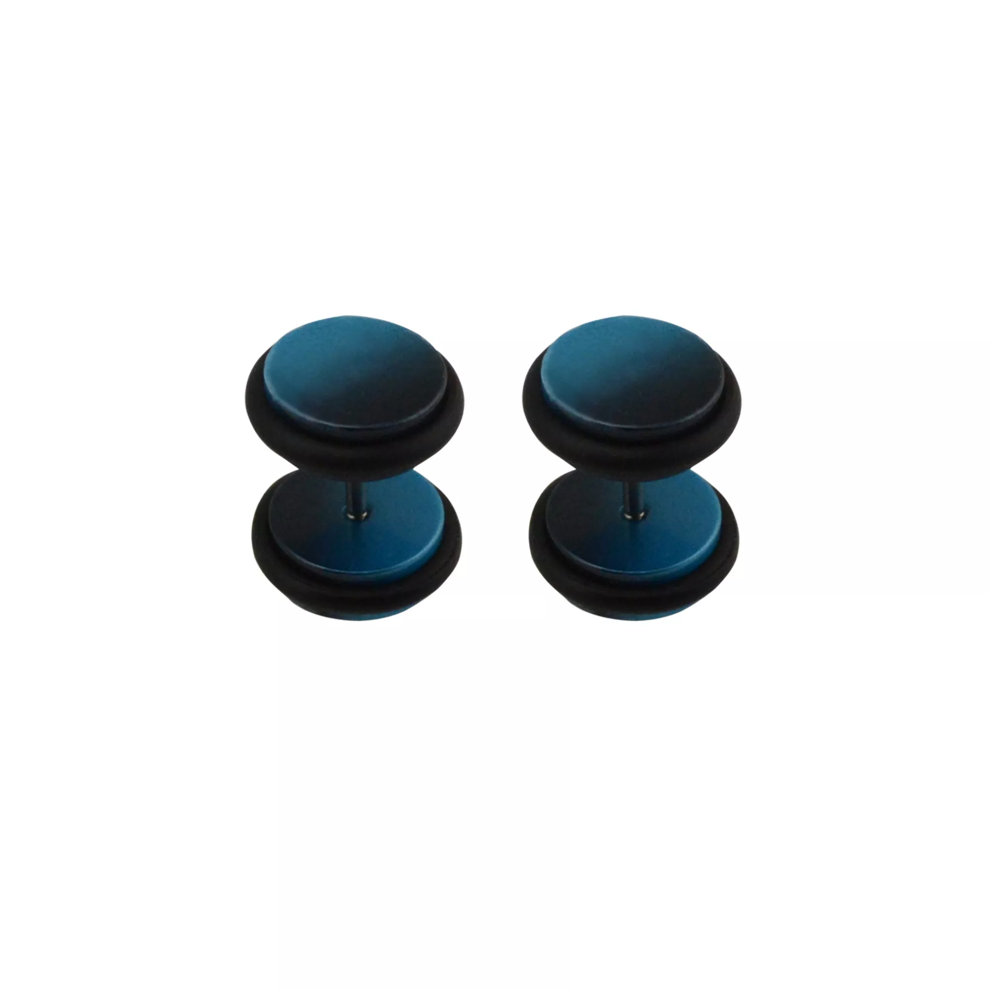 Black Ombre Fake Plugs – 18 Gauge