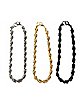 Multi-Pack Rope Chain Bracelets - 3 Pack