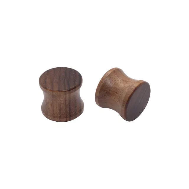 Wood Double Flare Plugs at Spencer's