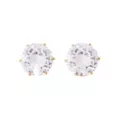 Round CZ Goldplated Stud Earrings – 20 Gauge at Spencer's
