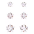 Multi-Pack CZ Titanium Stud Earrings – 3 Pair at Spencer's