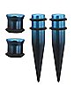 Multi-Pack Blue and Black Tapers and Plugs – 2 Pair