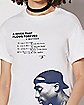 Tupac River Poem T Shirt