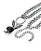 O-Ring Playboy Bunny Chain Necklace