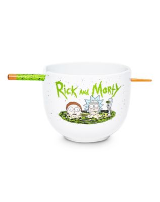 Rick and Morty Bowl with Chopsticks - 20 oz.
