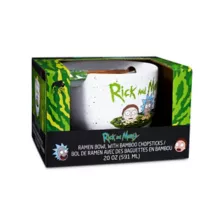 Rick and Morty Bowl with Chopsticks - 20 oz. at Spencer's