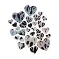 Flame Heart Glitter Sticker Pasties at Spencer's