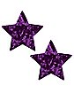 Purple Velvet Star Nipple Pasties