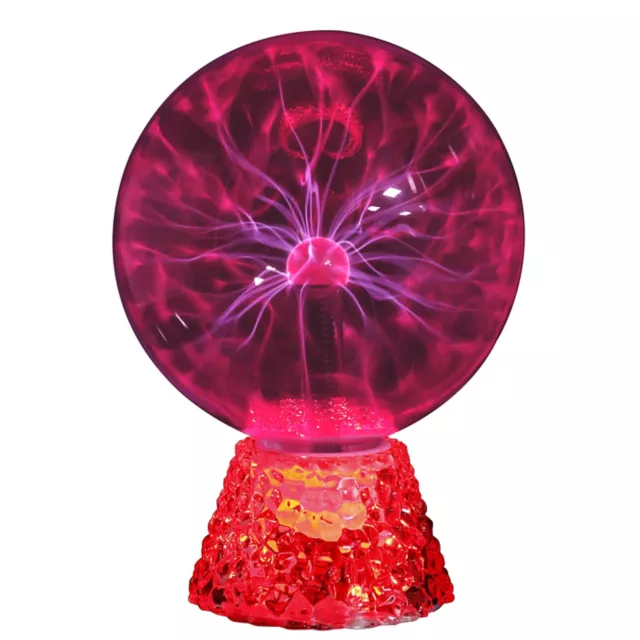 Sound Activated Red Base Plasma Ball - 8 Inch at Spencer's