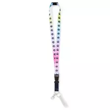 Ombre Weed Leaf Lanyard at Spencer's