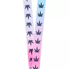 Ombre Weed Leaf Lanyard at Spencer's