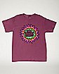 Purple Flaming Outkast T Shirt - Outkast