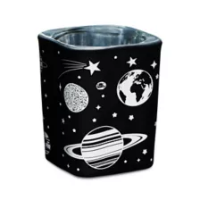 Black Frosted Galaxy Square Shot Glass - 2 oz. at Spencer's