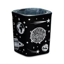 Black Frosted Galaxy Square Shot Glass - 2 oz. at Spencer's