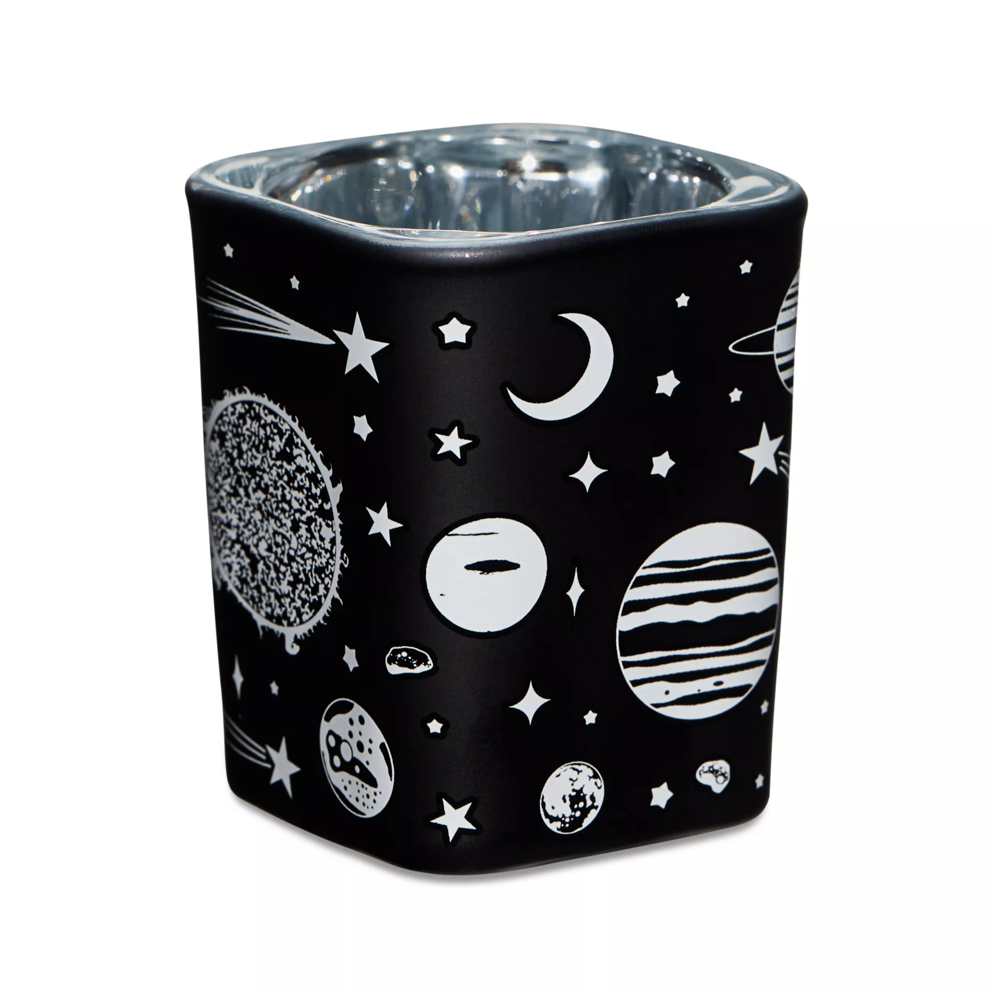 Black Frosted Galaxy Square Shot Glass - 2 oz. at Spencer's