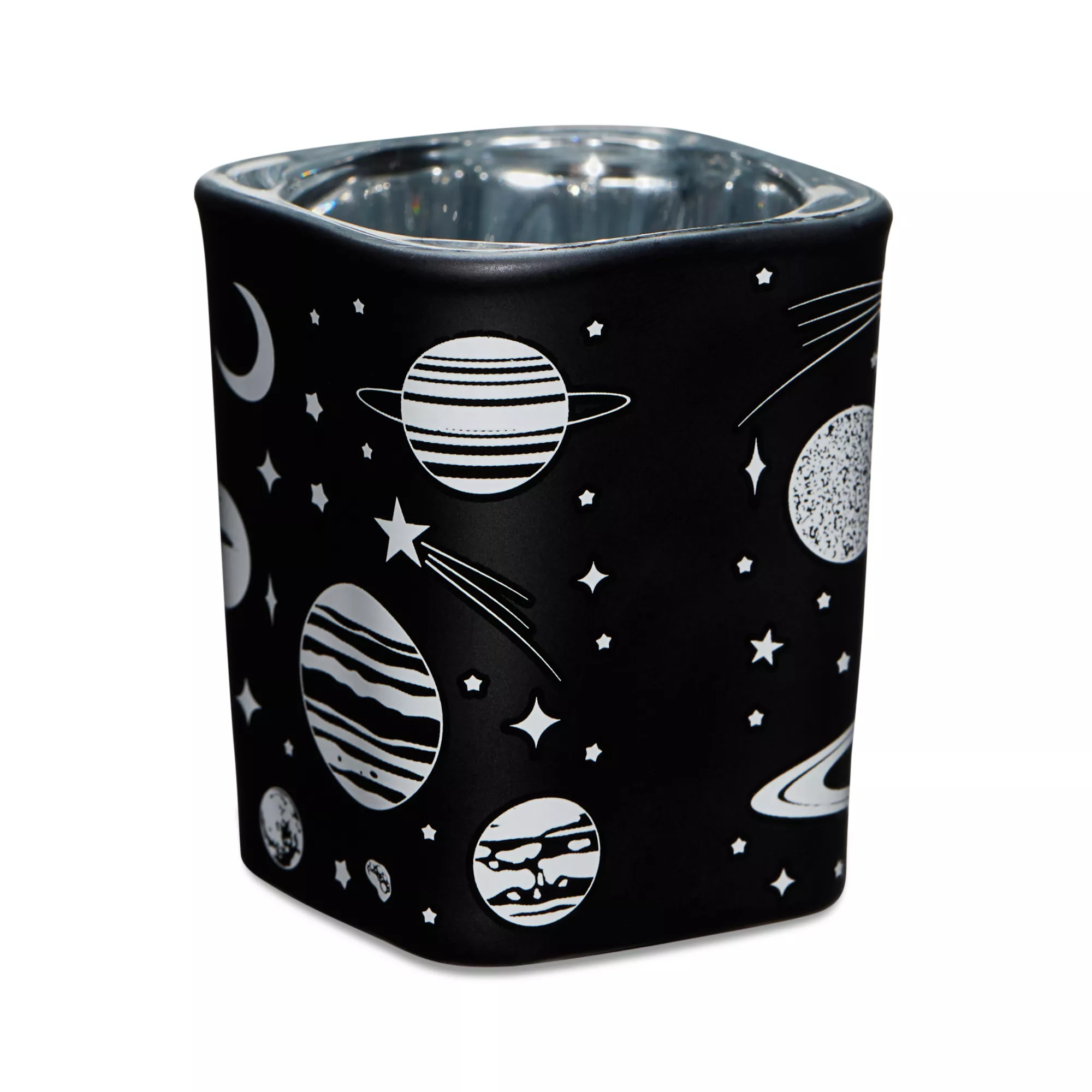 Black Frosted Galaxy Square Shot Glass - 2 oz. at Spencer's