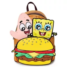 Loungefly Spongebob and Patrick Cute Mini Backpack at Spencer's