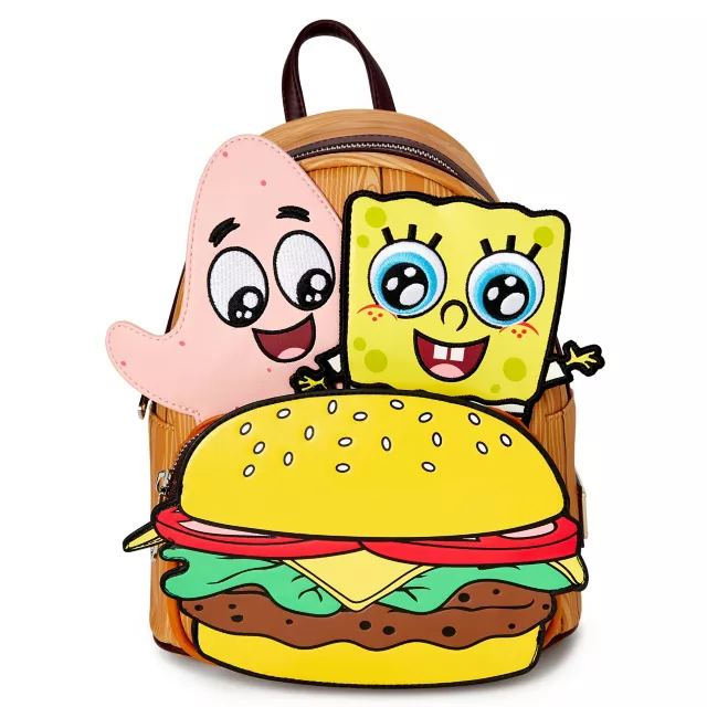Loungefly Spongebob and Patrick Cute Mini Backpack at Spencer's
