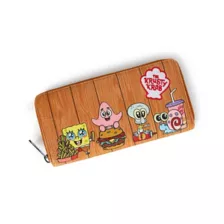 Loungefly SpongeBob SquarePants Cute Character Zip Wallet at Spencer's