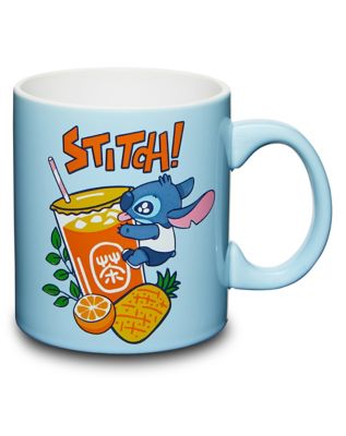 Stitch Floral Coffee Mug 20 oz. - Disney - Spencer's