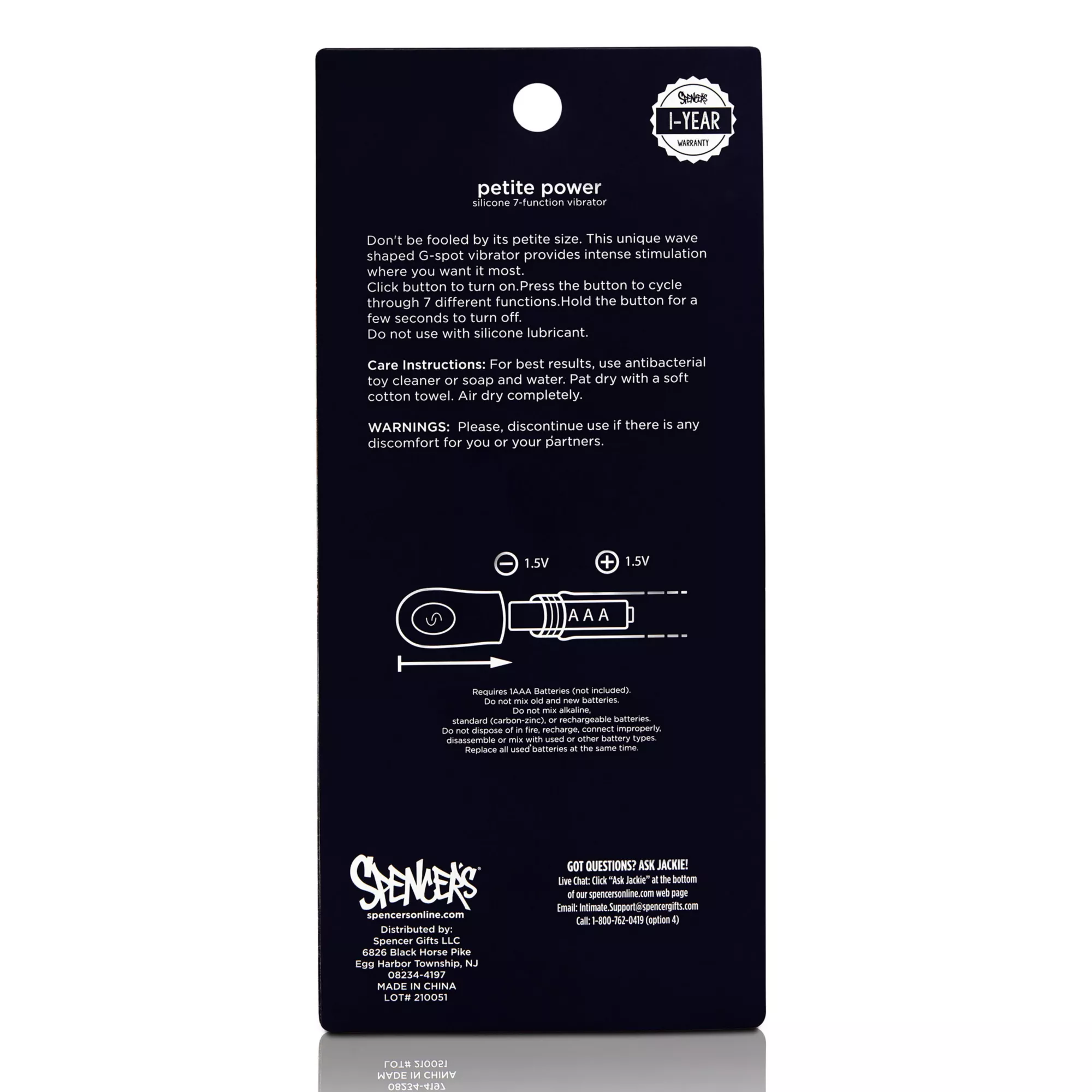 Petite Power 7-Function Waterproof Vibrator 4 Inch - Hott Love Extreme at Spencer's