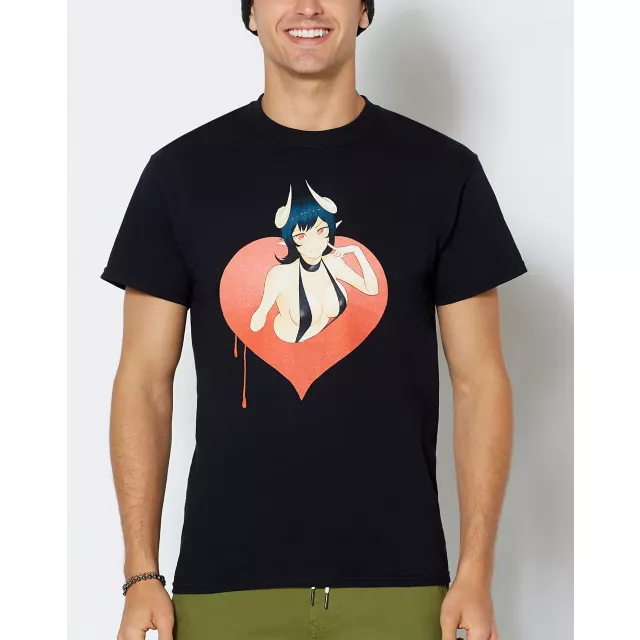 Succubus Heart T Shirt - Lewd Complex