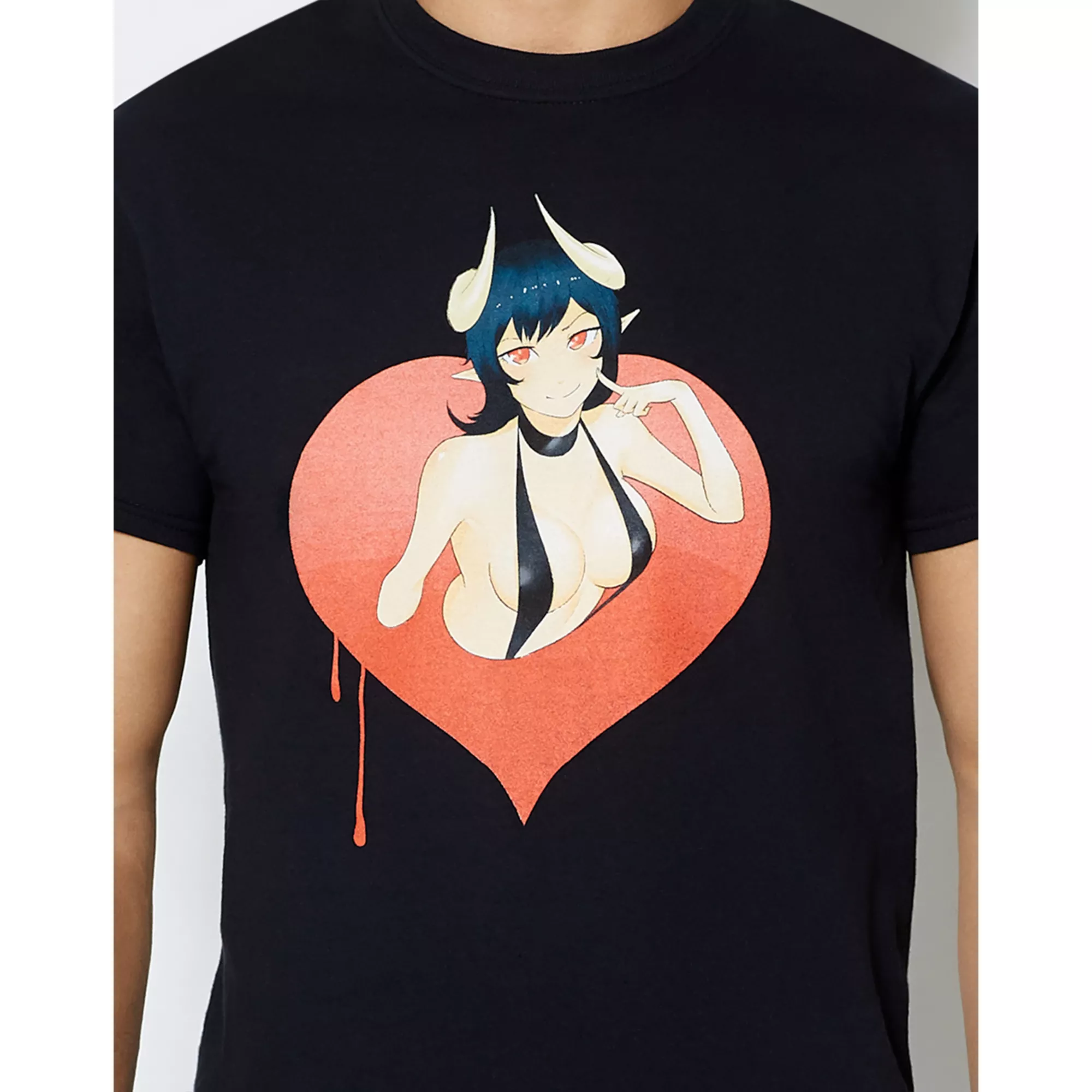 Succubus Heart T Shirt - Lewd Complex at Spencer's