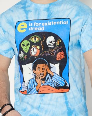 E is for Existential Dread T Shirt - Steven Rhodes