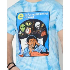 E is for Existential Dread T Shirt - Steven Rhodes at Spencer's