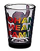 Ohana Means Family Stitch Pride Mini Glass - 1.5 oz.