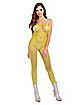 Neon Green Convertible Bodystocking with Straps