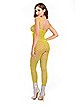 Neon Green Convertible Bodystocking with Straps