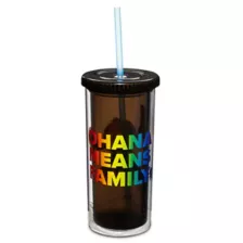 Ohana Means Family Stitch Cup with Straw 20 oz. - Lilo & Stitch at Spencer's