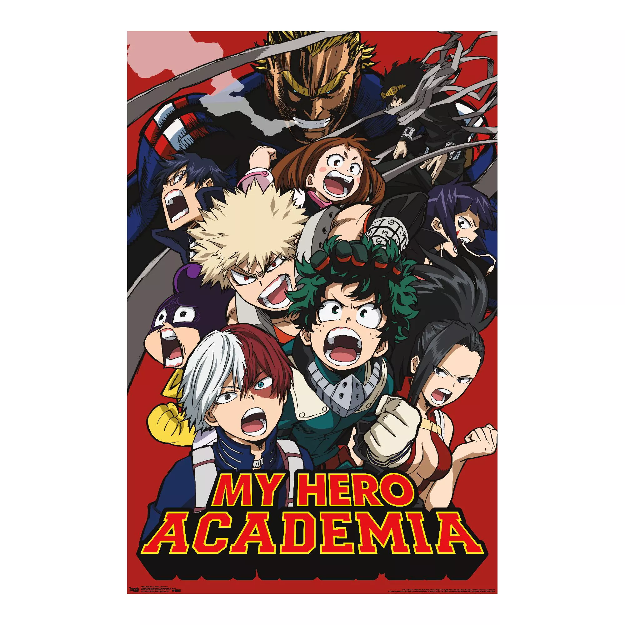 My Hero Academia Group Poster at Spencer's