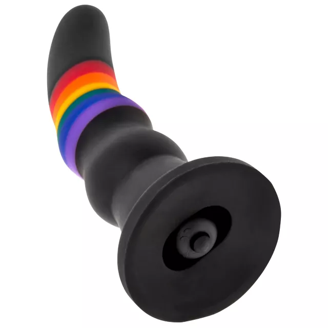 Rainbow Rider Vibrating Strap On Set 6 Inch - Hott Love Extreme